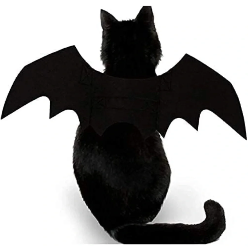 Cat Dog Bat Wings Puppy Kitten Kitty Halloween Vampire Costume ~Host Pick~x2 - Picture 2 of 16